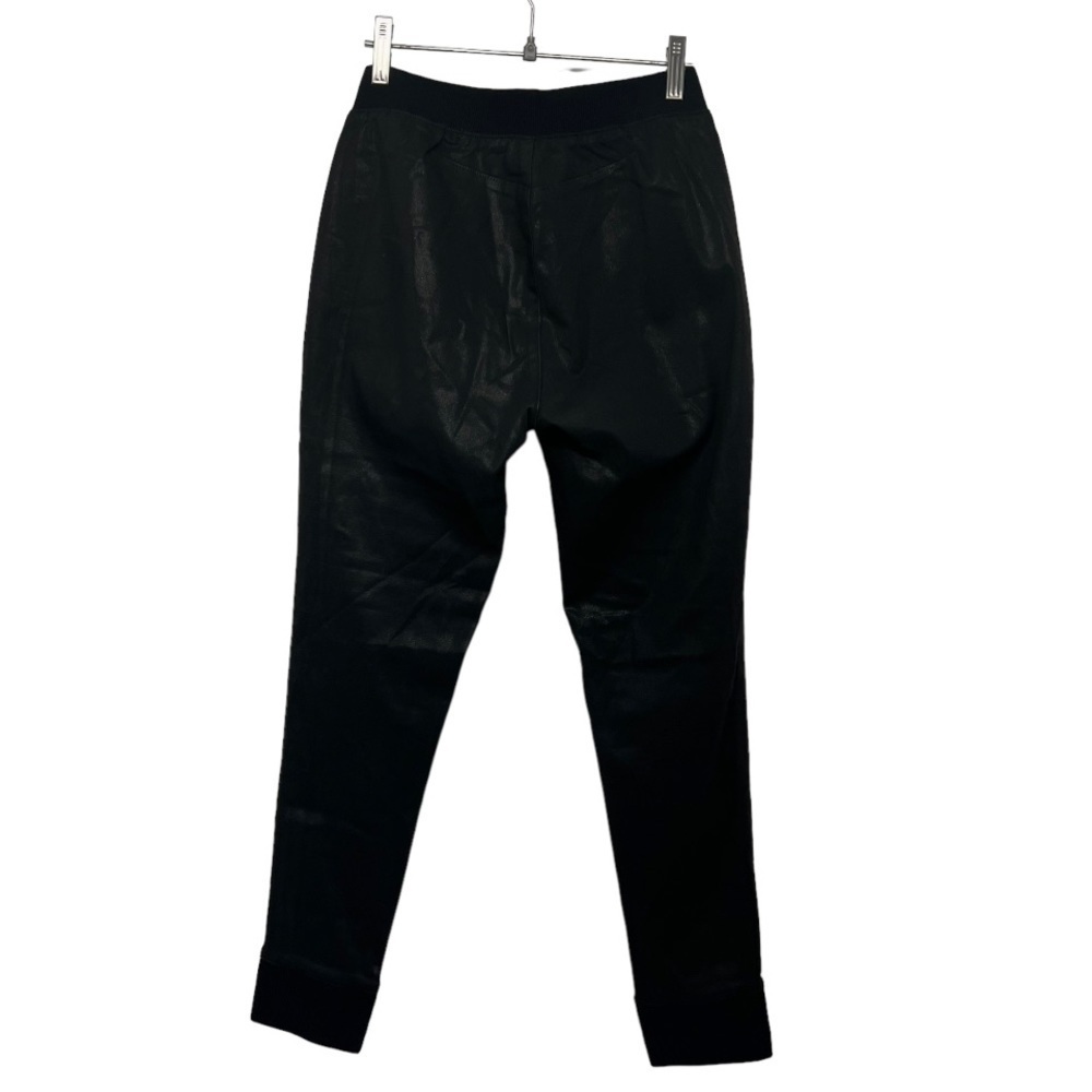 Rag & Bone The Danny Black Waxed Faux Leather Pull On Joggers Women’s 26 - Picture 8 of 11